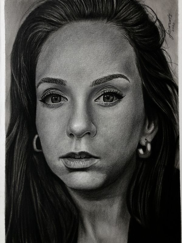 A portrait drawing from my Mastering Realism Course